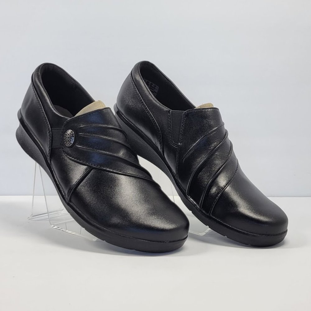 CLARKS hope roxanne slip-on loafer narrow shoes Sz 8.5 NEW